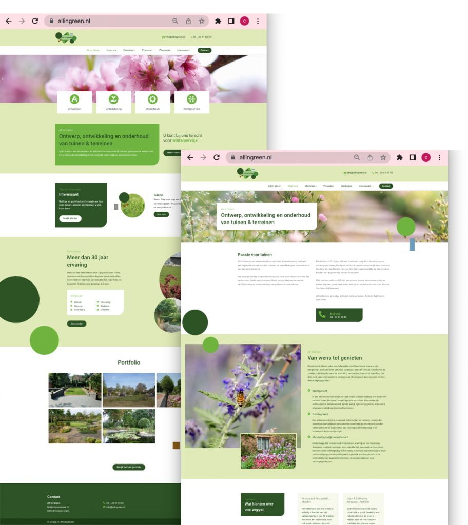 Website All in Green
