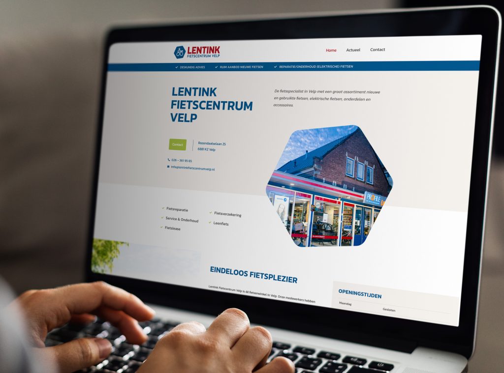 Website Lentink Fietscentrum Velp