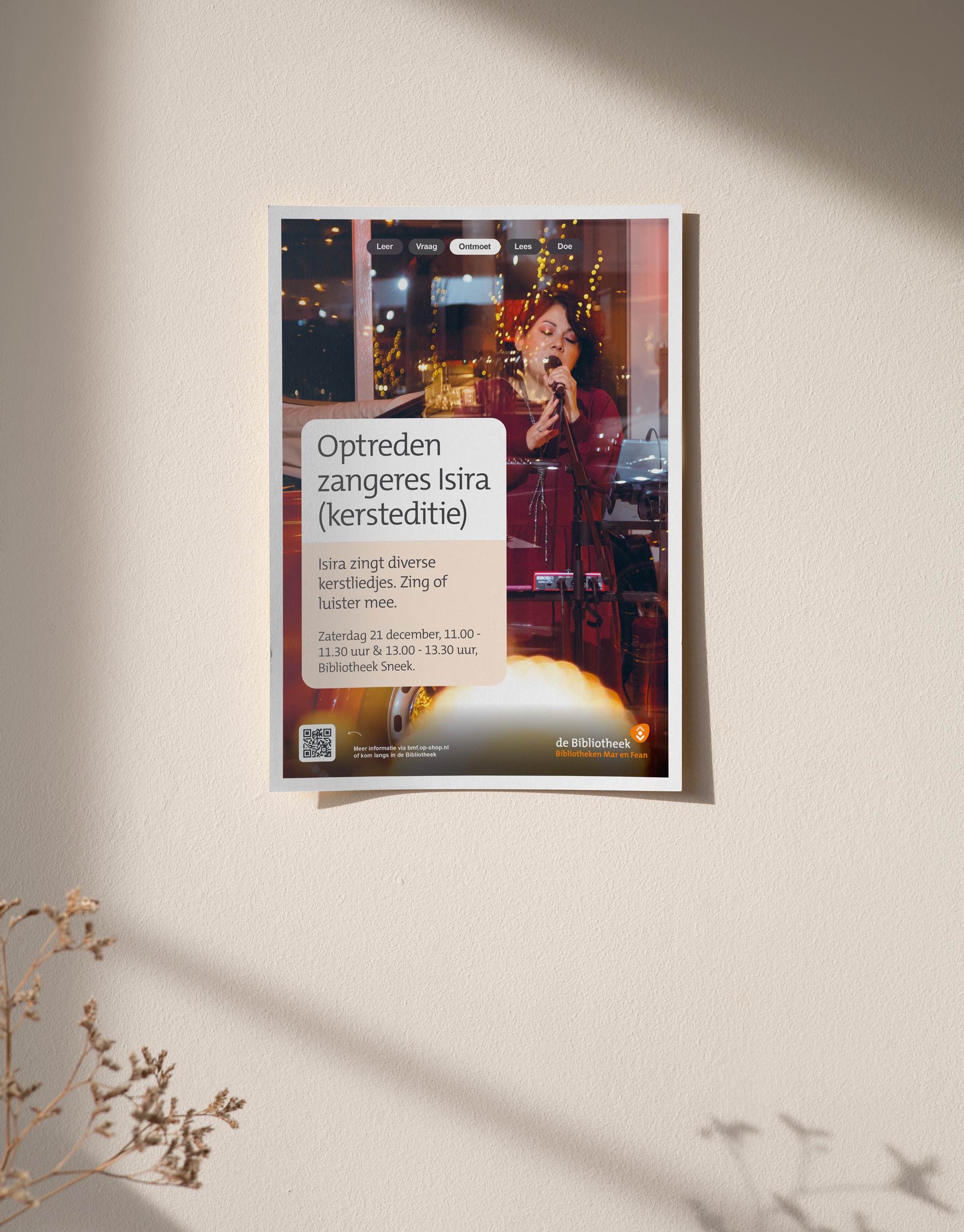 Optreden zangeres Isira