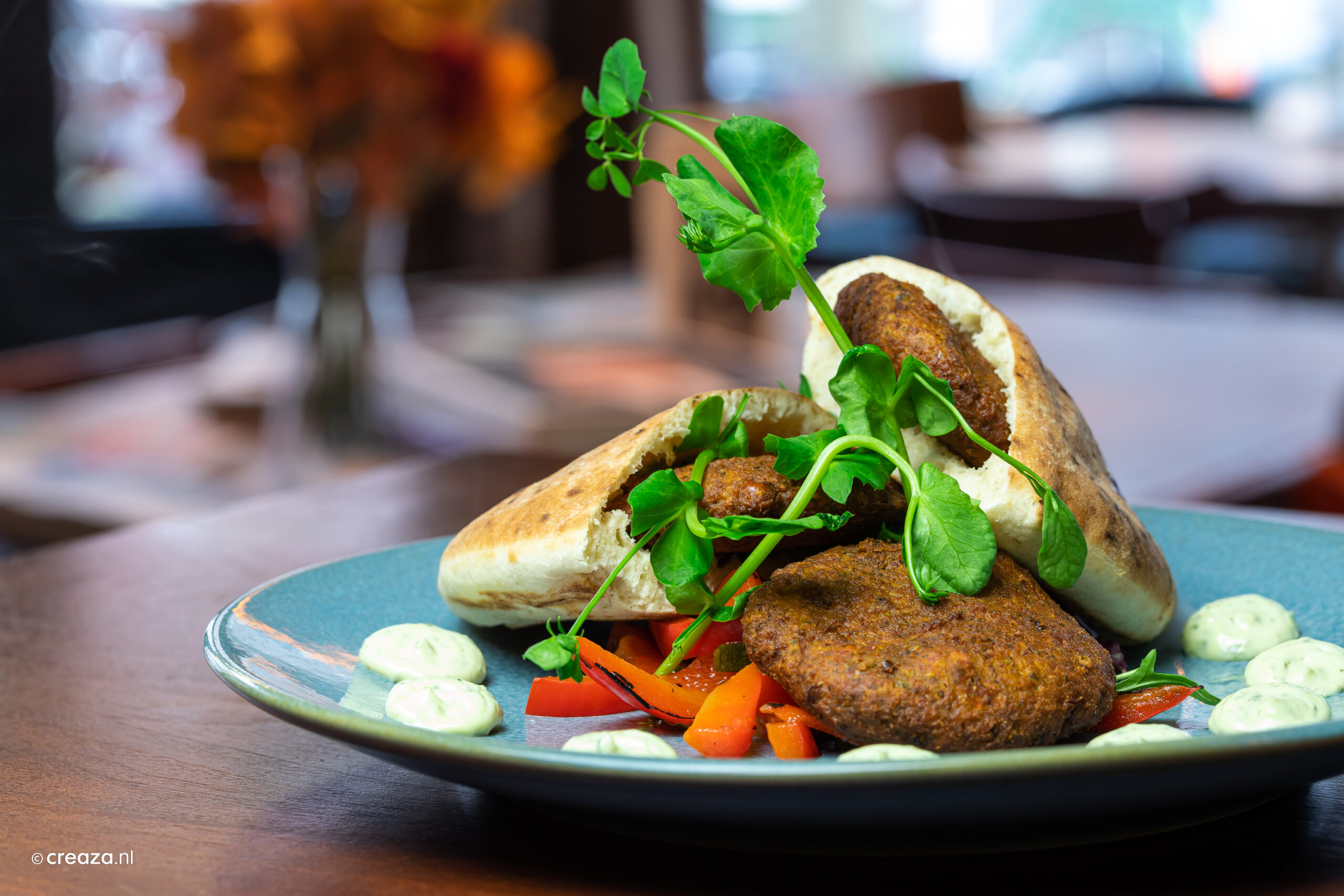 Pita falafel - Café De Volder Delft
