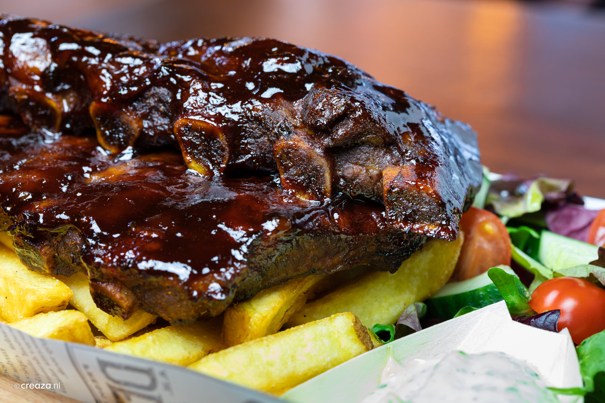 Oosters gemarineerde spareribs - Café De Volder Delft