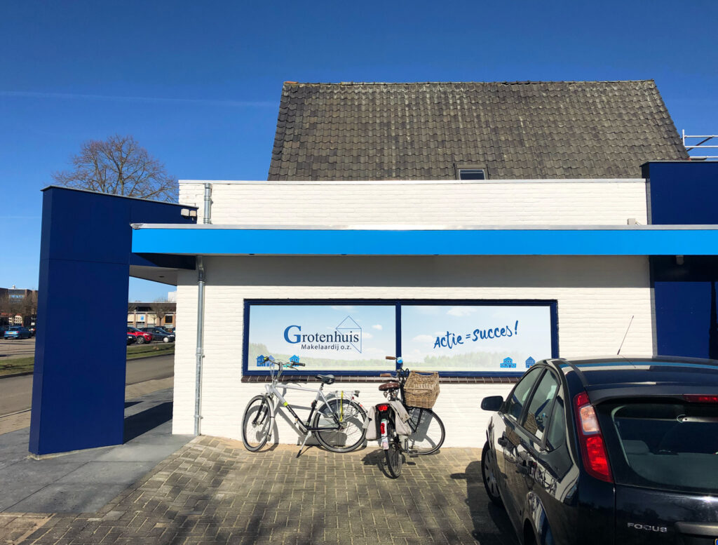 Raambestickering Grotenhuis Makelaardij