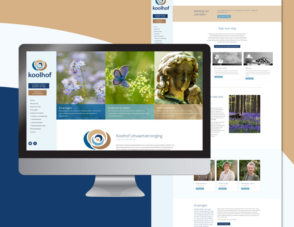 Website Koolhof Uitvaartverzorging